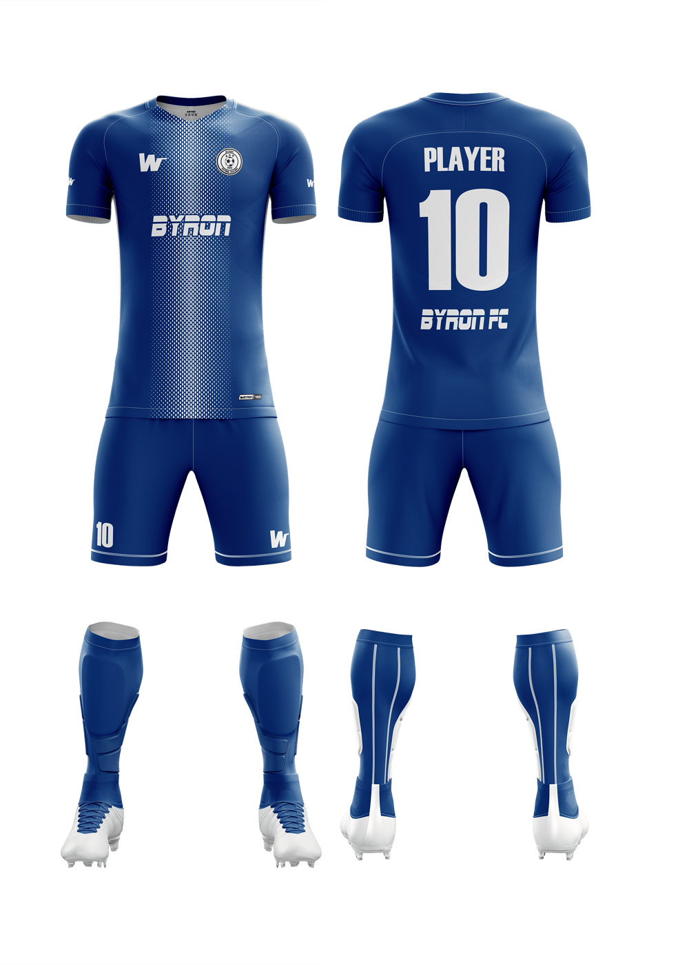 Futbol Forma Takım Model 003 0400-01 Saks Beyaz