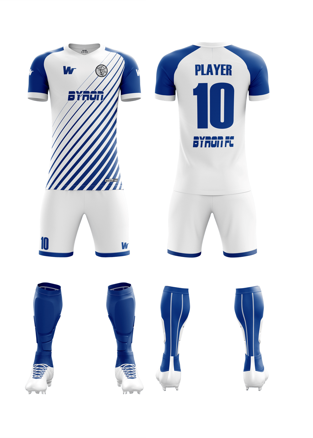 Futbol Forma Takım Model- 007 0400-01 Saks Beyaz 