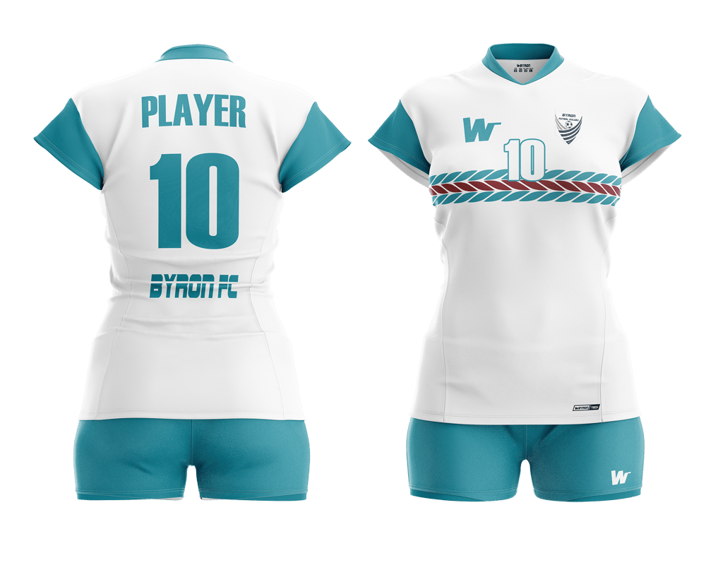 Voleybol Kadın Forma Takım Model 0002 0007-01 Beyaz Petrol