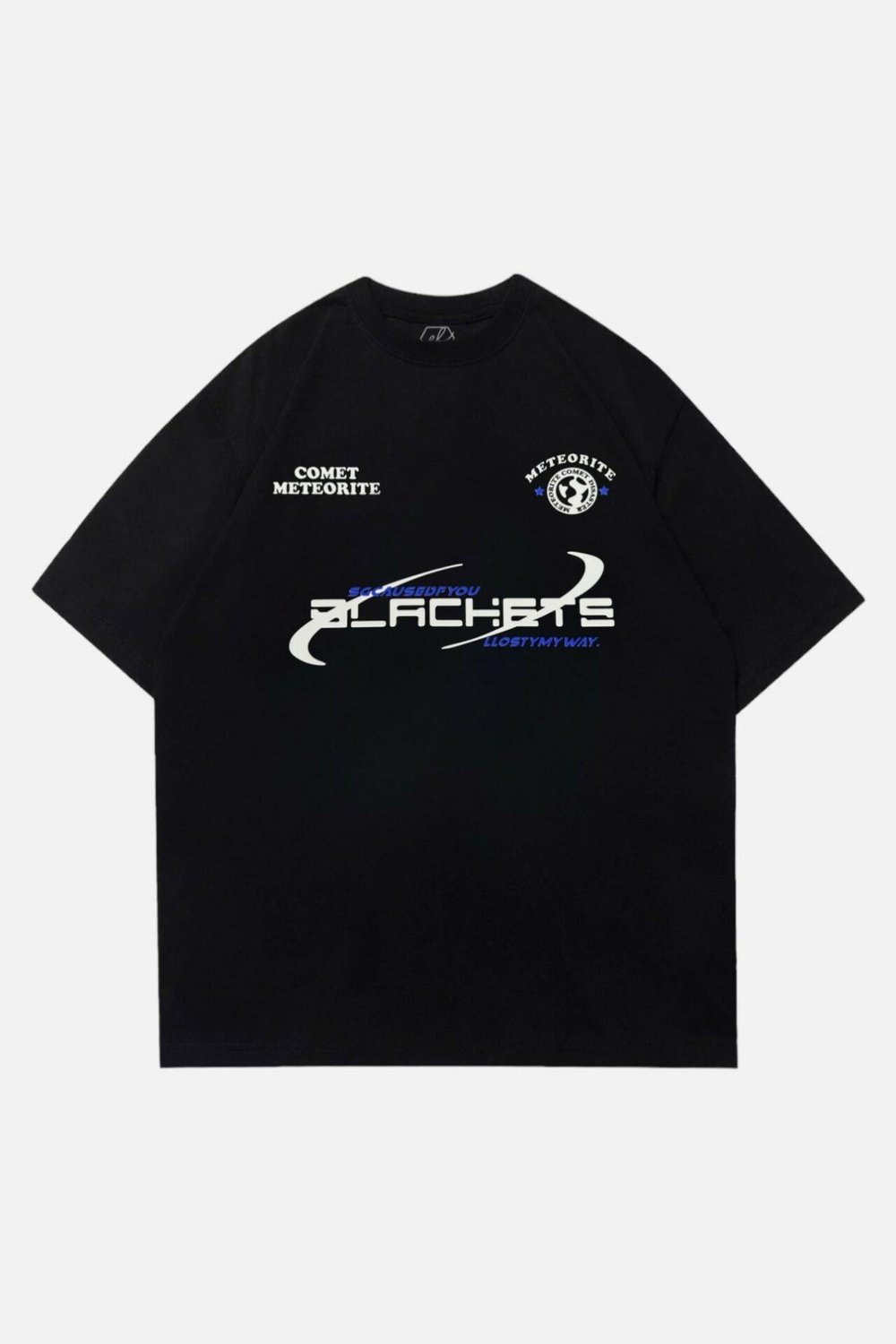 Siyah Unisex Blachets T-Shirt