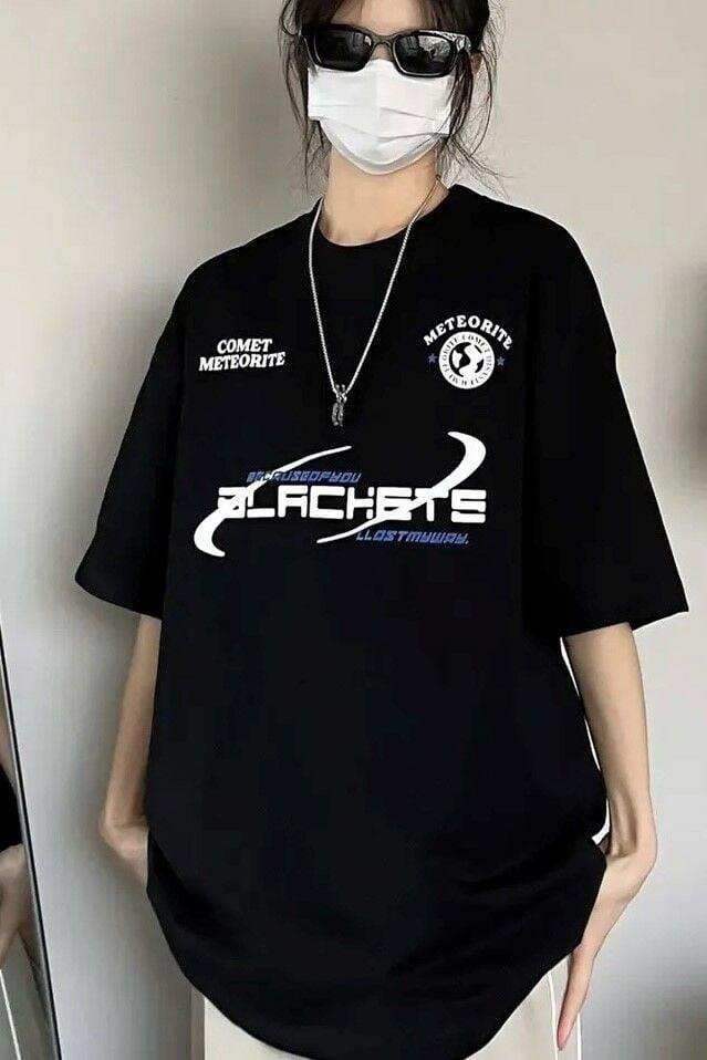 Siyah Unisex Blachets T-Shirt