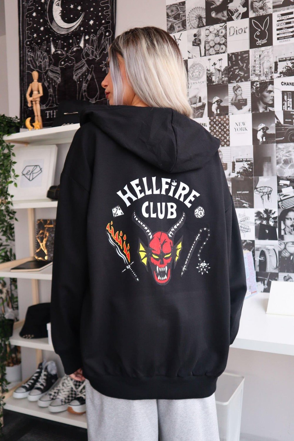 Stranger Things Hellfire Club Hırka