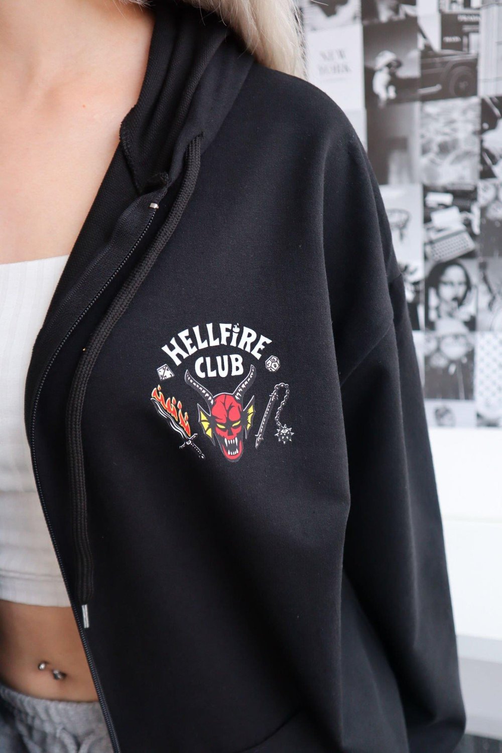Stranger Things Hellfire Club Hırka