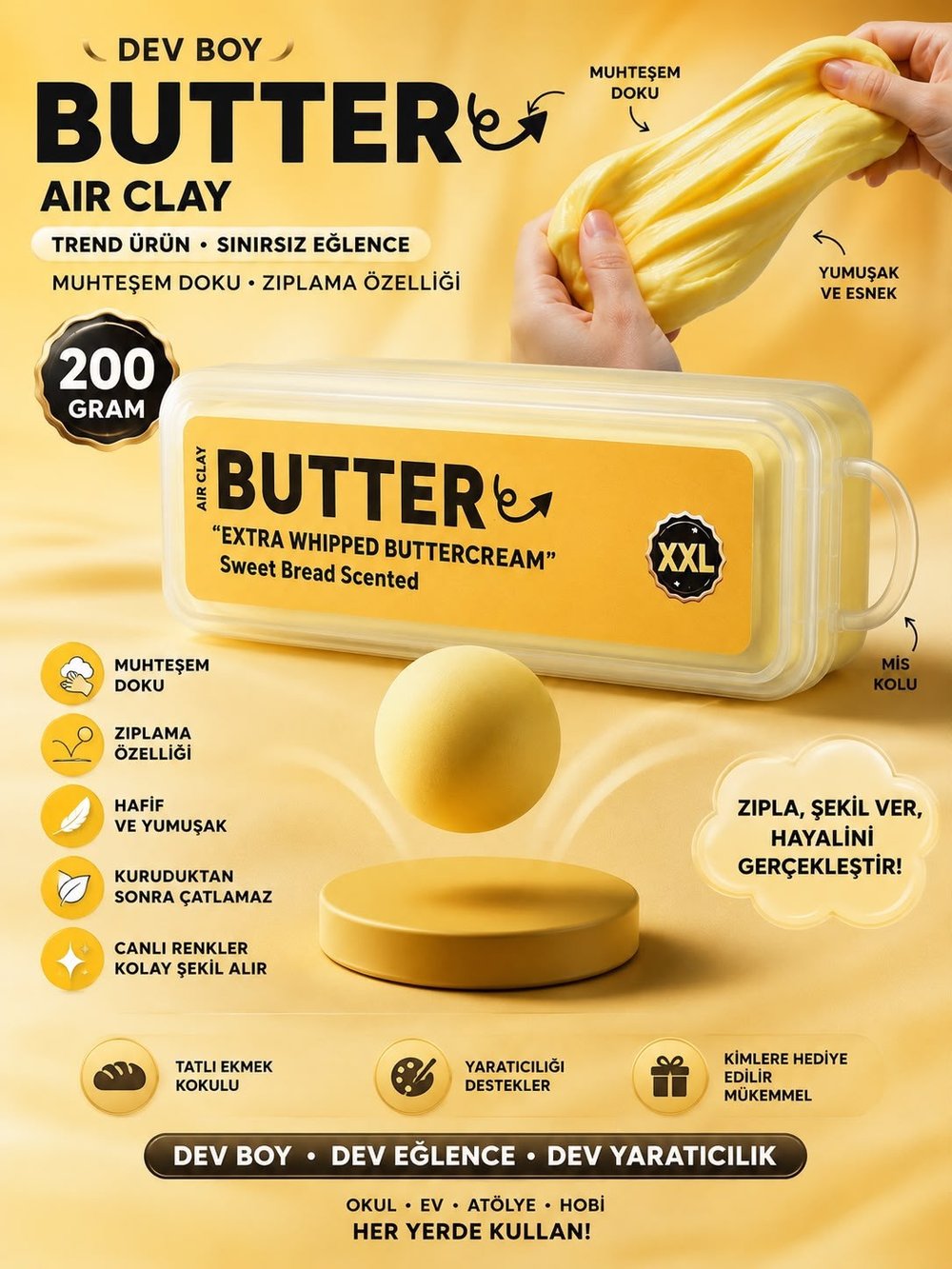 Butter Air Clay - Tereyağı