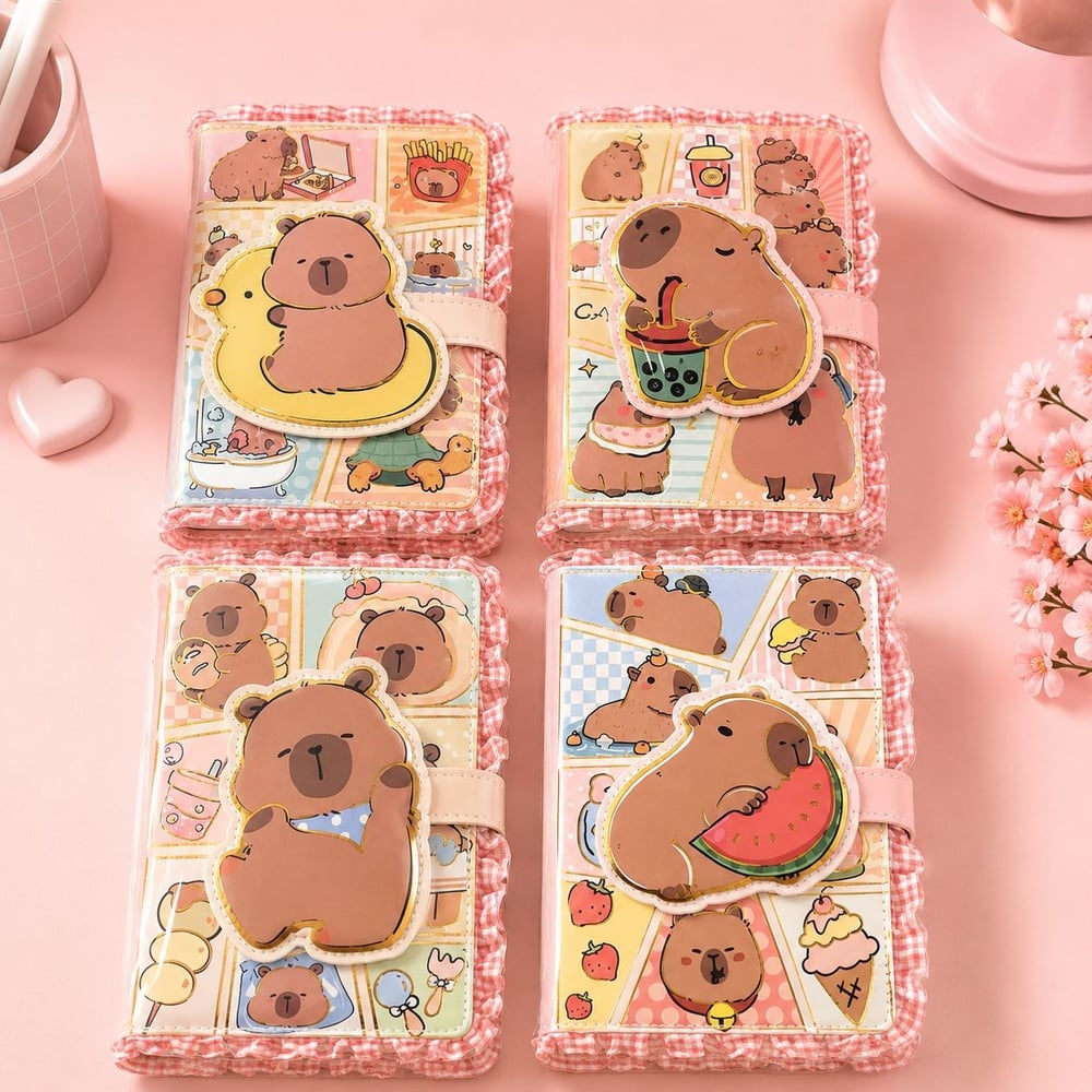 Capybara Soft Tüllü Cırt Kapaklı Defter Çeşitleri