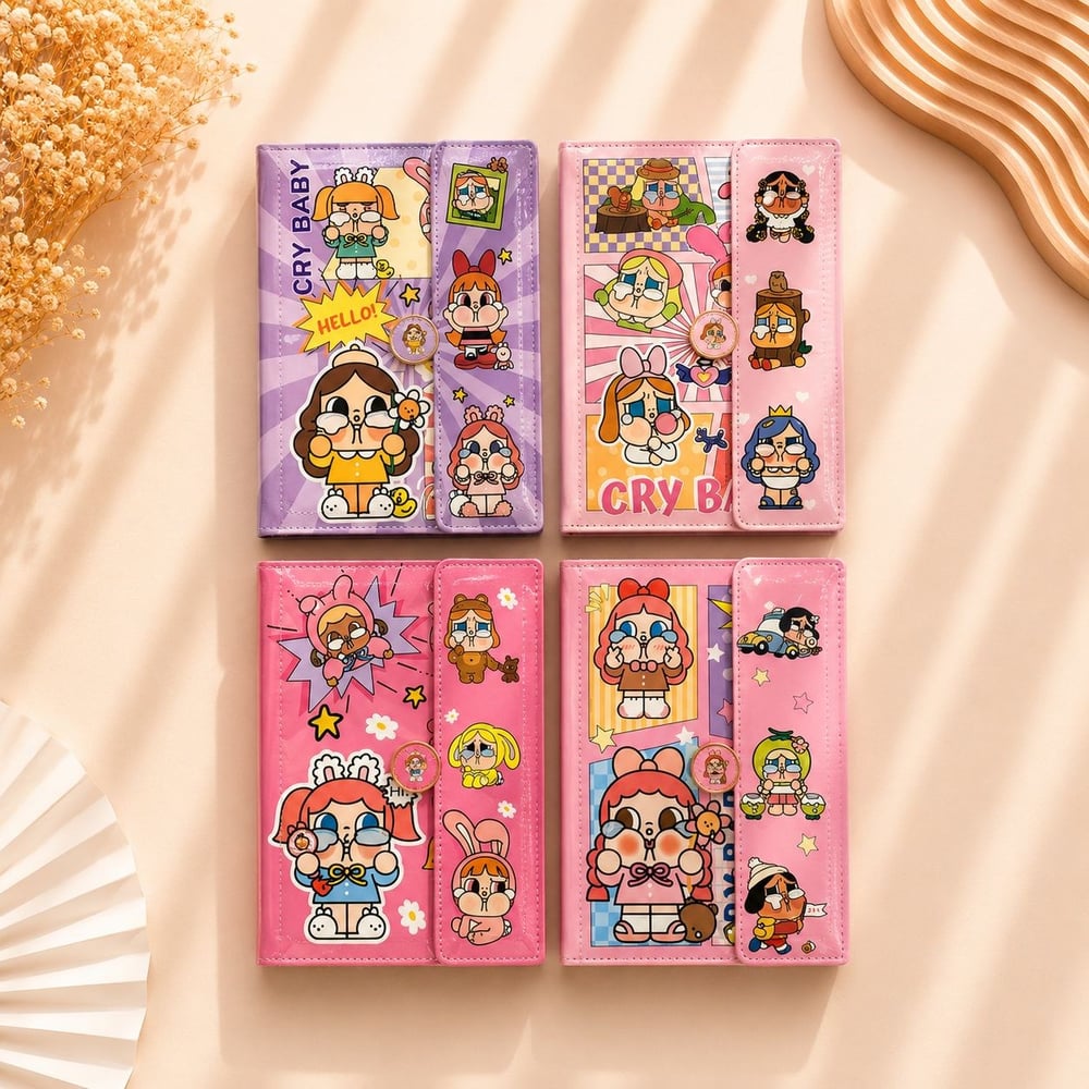 Cry Baby Mıknatıs Kapaklı Defter