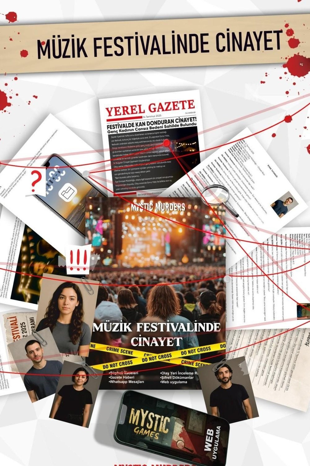 Dedektif Oyunu - Müzik Festivalinde Cinayet