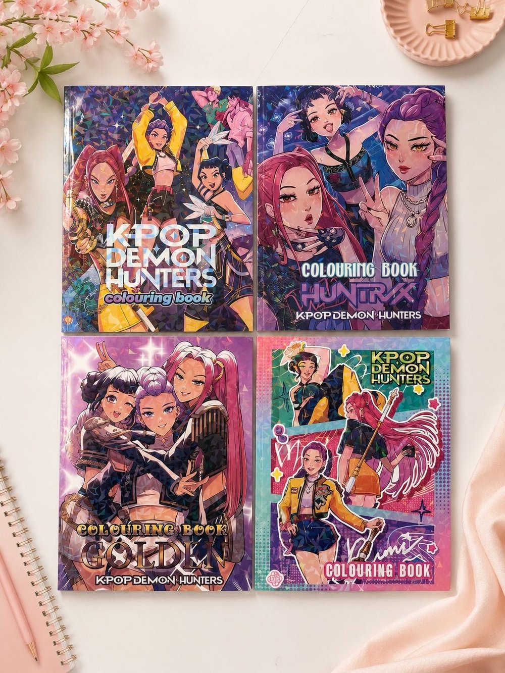 K-Pop Demon Hunters Coloring Book 