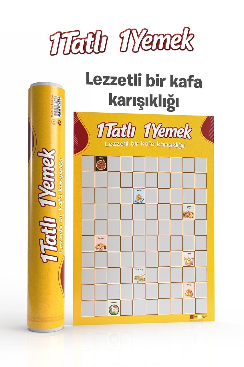 Kazı Kazan Oyunu - 1 Tatlı 1 Yemek