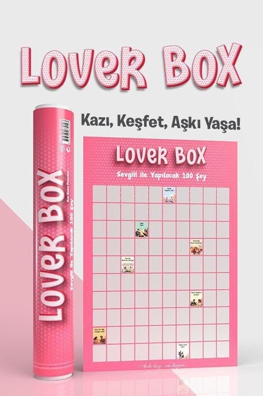 Lover Box -Kazı Kazan Oyunu - Sevgili İle Yapılacak 100 Şey