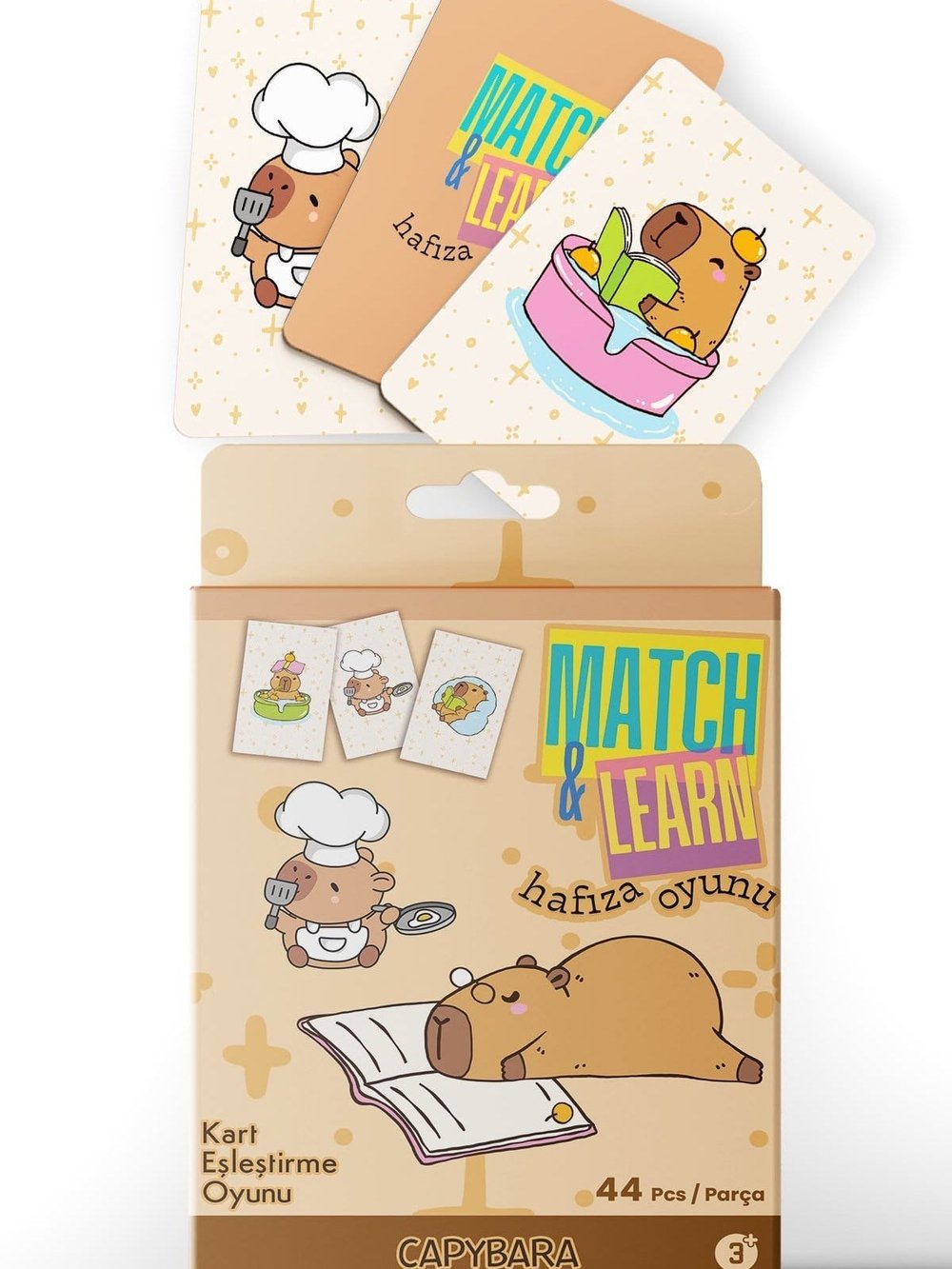 Match & Learn Hafıza Oyunu - Capybara