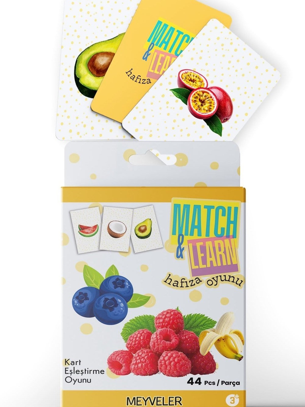 Match & Learn Hafıza Oyunu - Meyveler