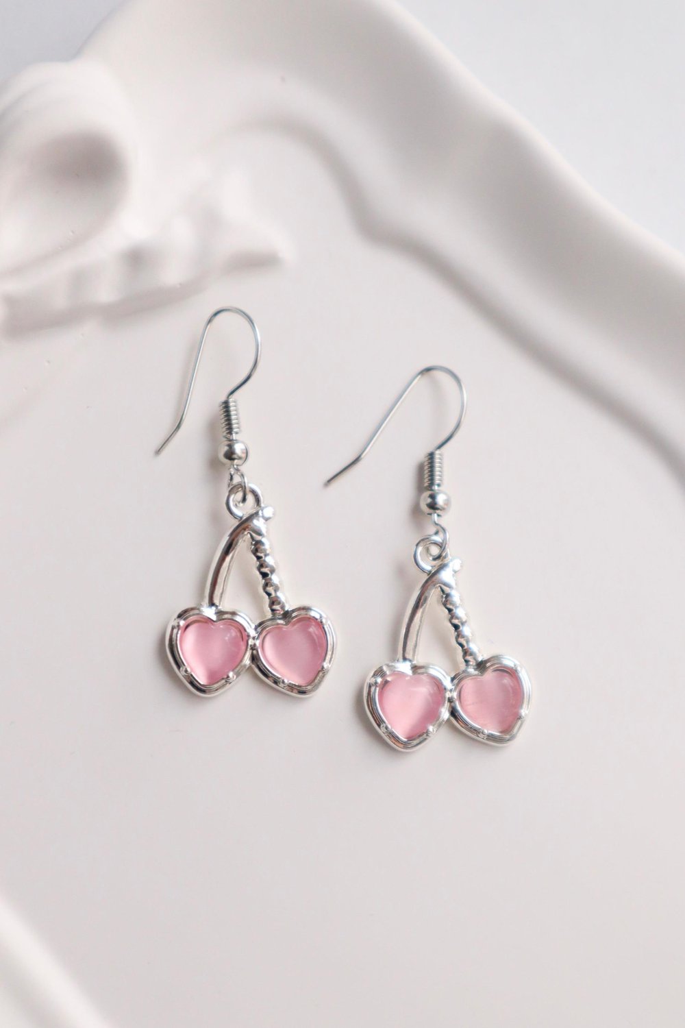 Pembe Kiraz İthal Küpe