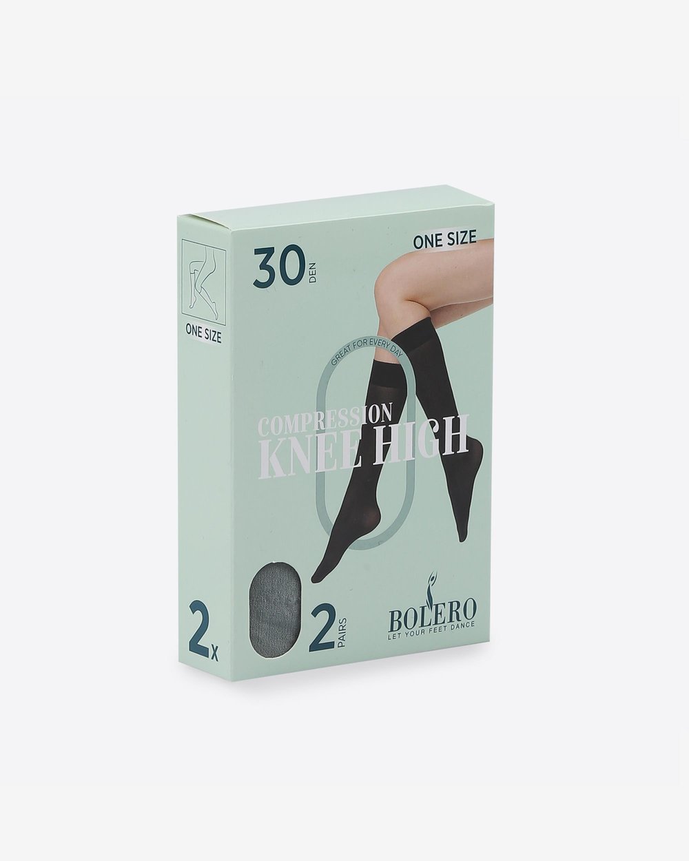 THY 30 Den 2li Dizaltı Hostes Çorabı Gri