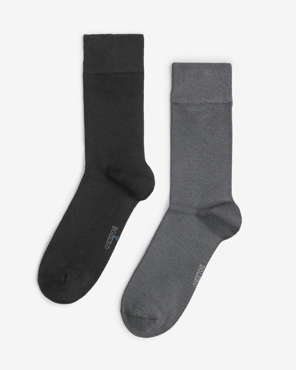 Erkek Dikişsiz 2li Bambu Çorap Antrasit Siyah