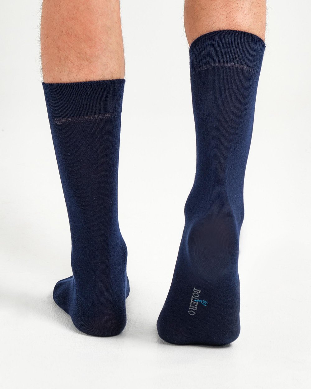 Erkek Dikişsiz 2li Bambu Çorap Lacivert Gri