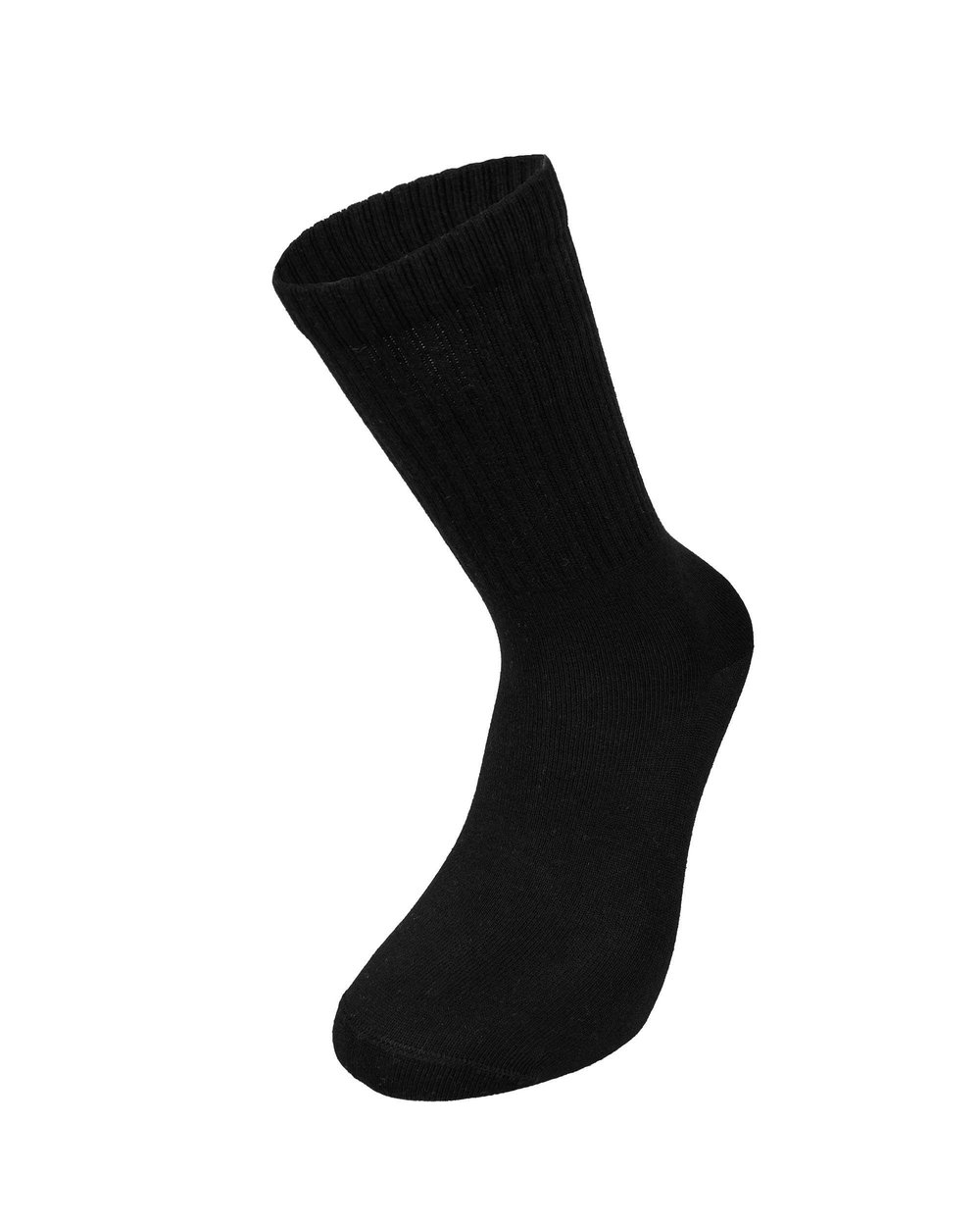 Unisex Fitilli Çorap Siyah