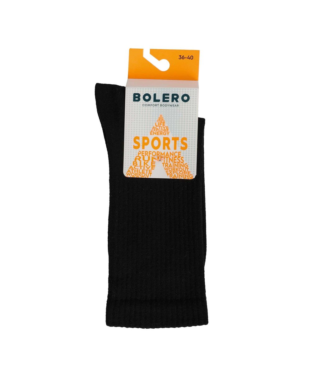 Unisex Fitilli Çorap Siyah