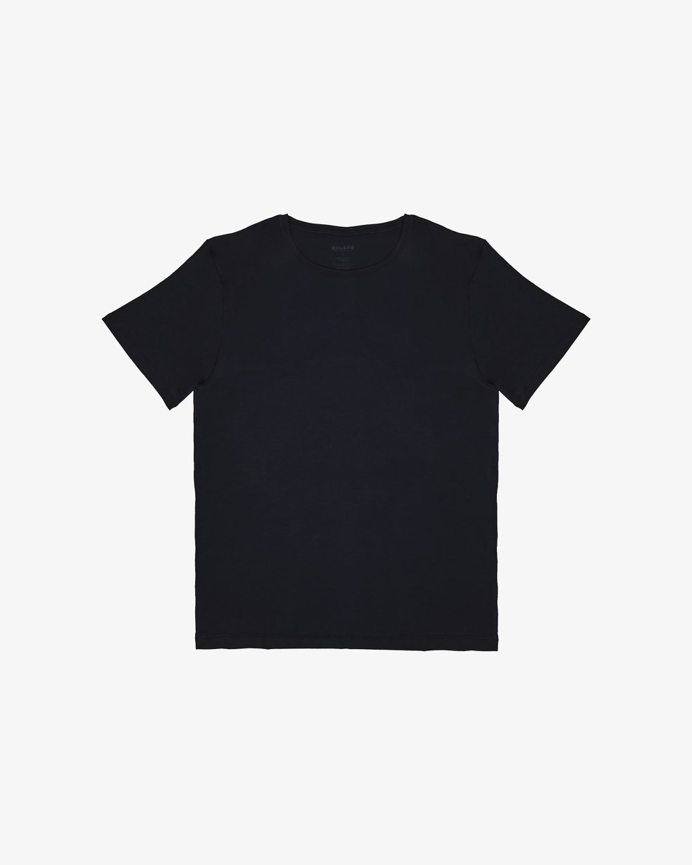Erkek Premium Micromodal Bisiklet Yaka T-shirt Siyah