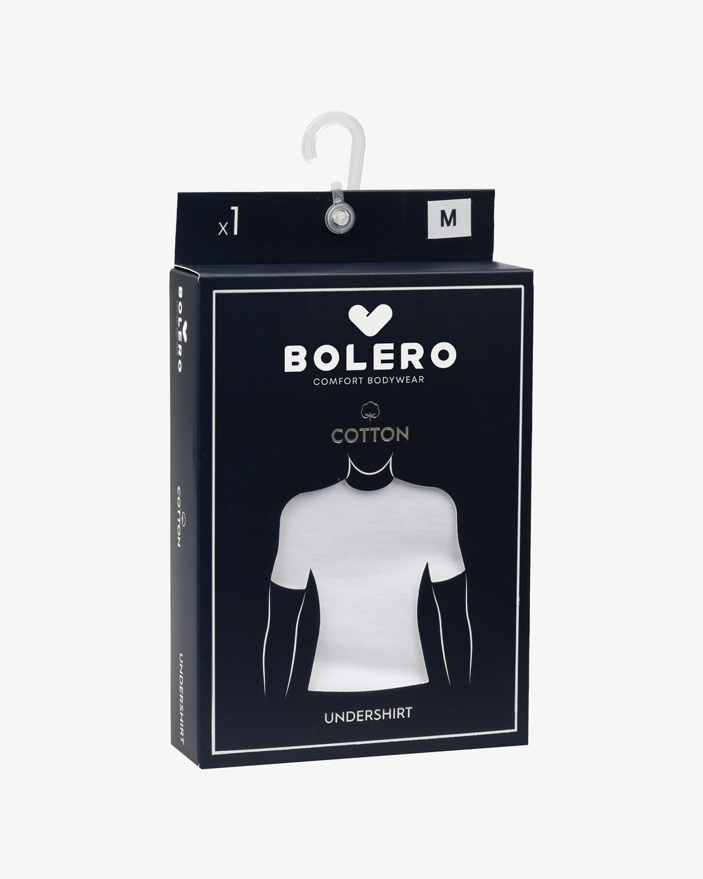 Erkek Penye Fanila Pamuk T-shirt Beyaz