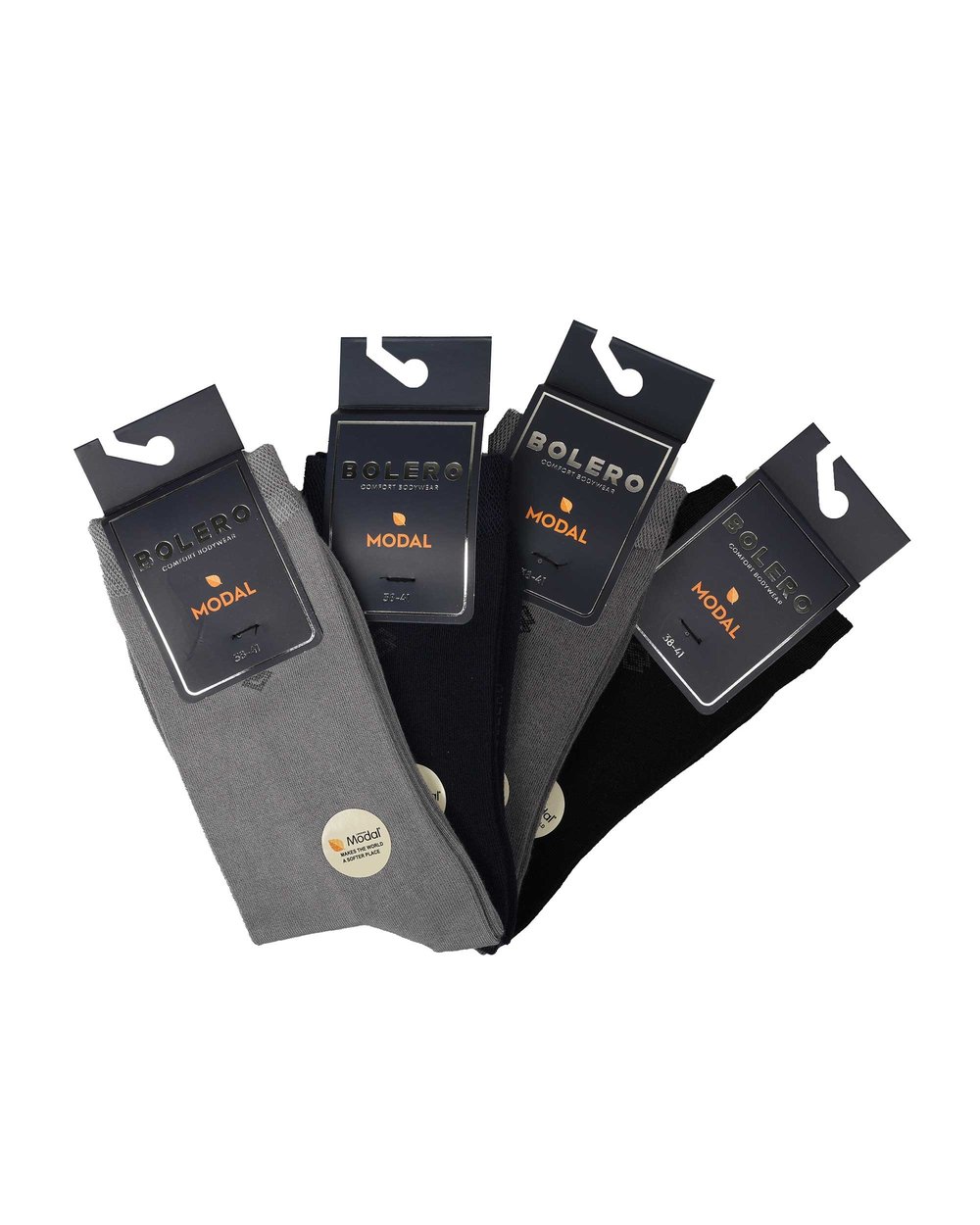 Erkek Premium Dikişsiz 12li Modal Çorap Mix Asorti Gölgeli Kare Desen