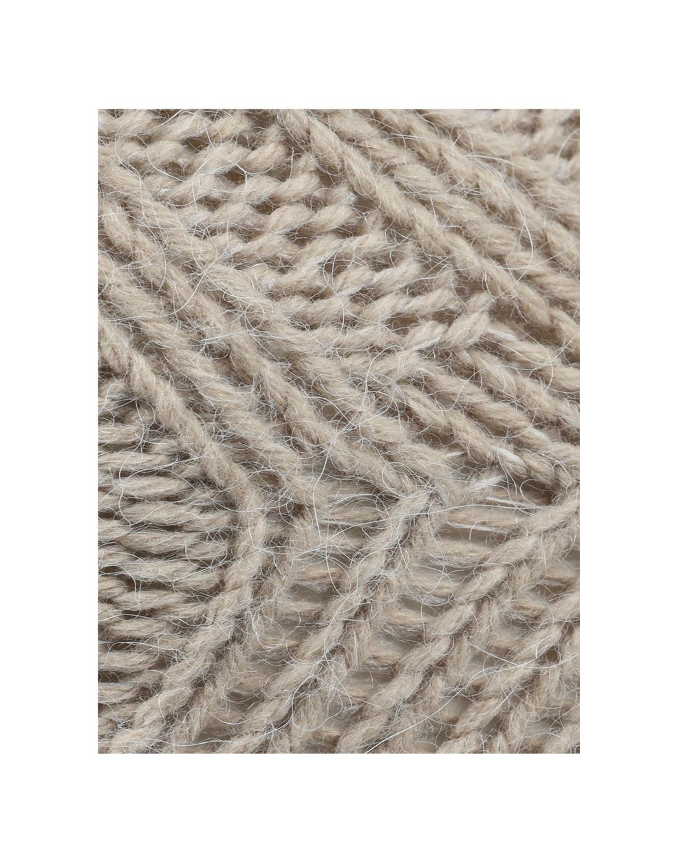 Erkek Alpaka Yün Kışlık Çorap Bej