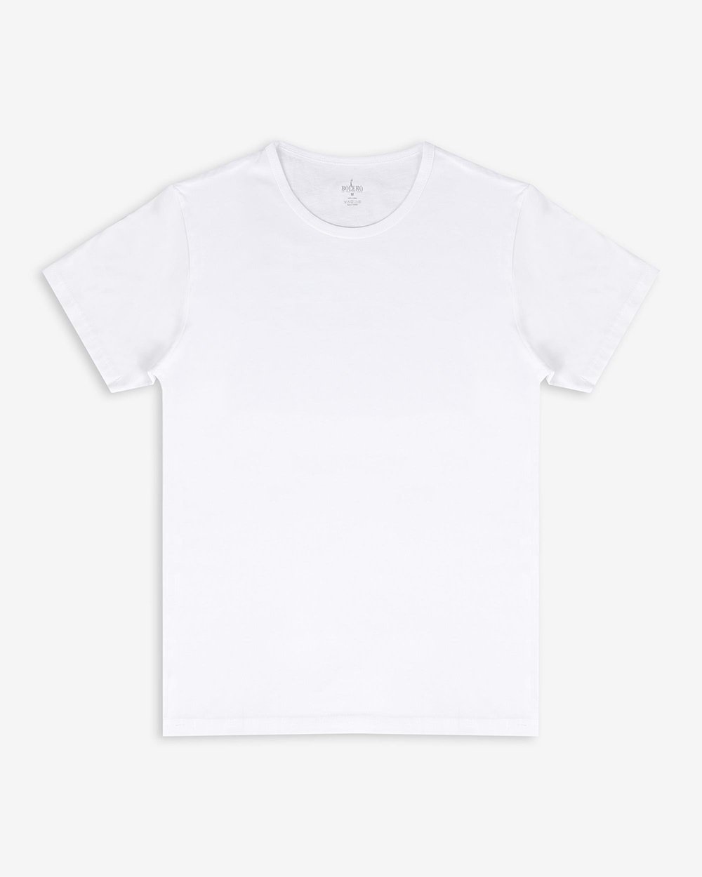 Erkek Bisiklet Yaka Fanila Beyaz 