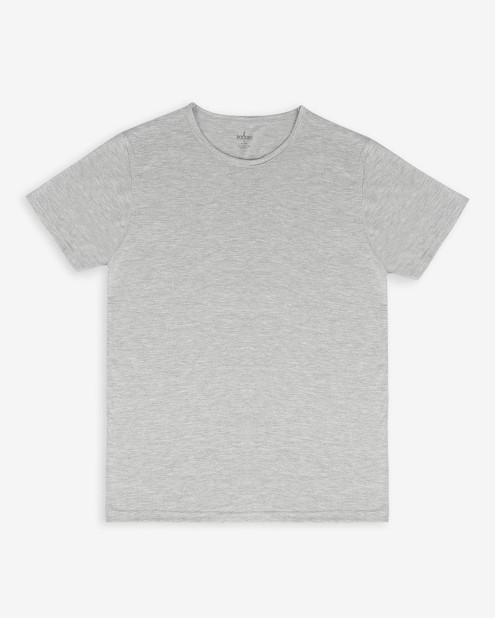 Erkek Bisiklet Yaka Fanila Gri