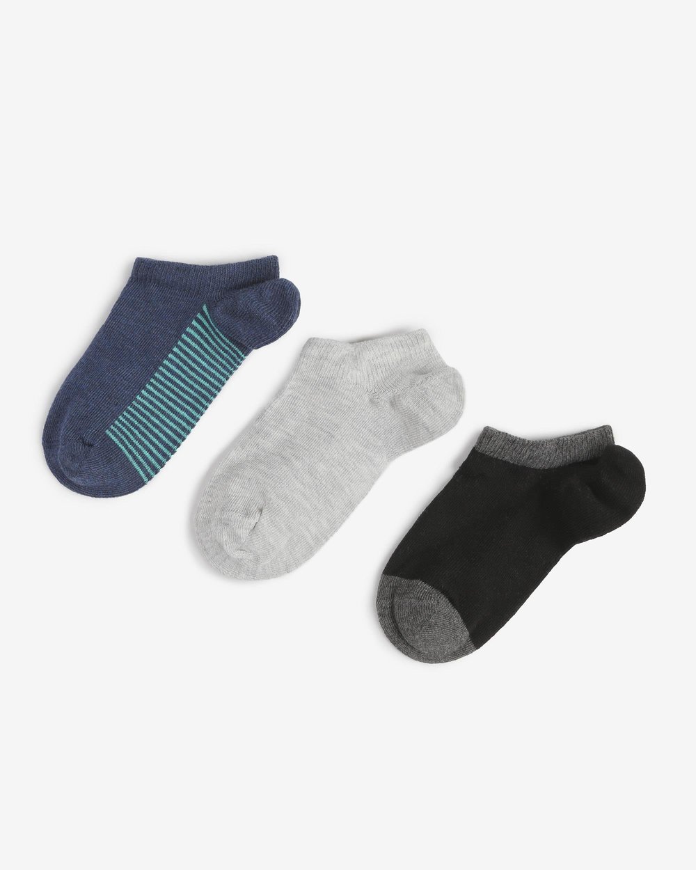 Erkek Çocuk 3'lü Görünmez Kısa Patik Çorap