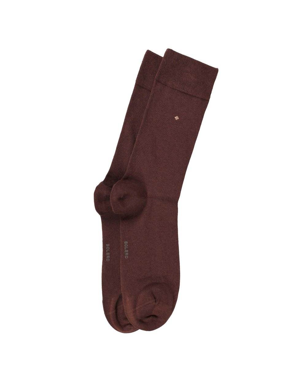 Erkek Premium Dikişsiz Pamuk Çorap Kahverengi Küçük Baklava Desen