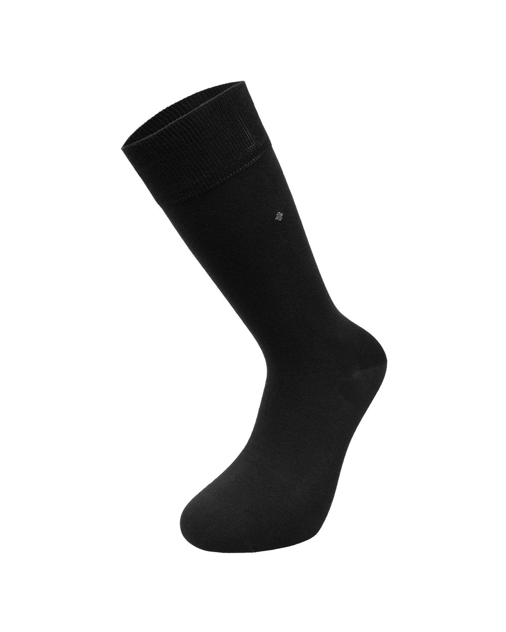 Erkek Premium Dikişsiz Pamuk Çorap Siyah Küçük Baklava Desen