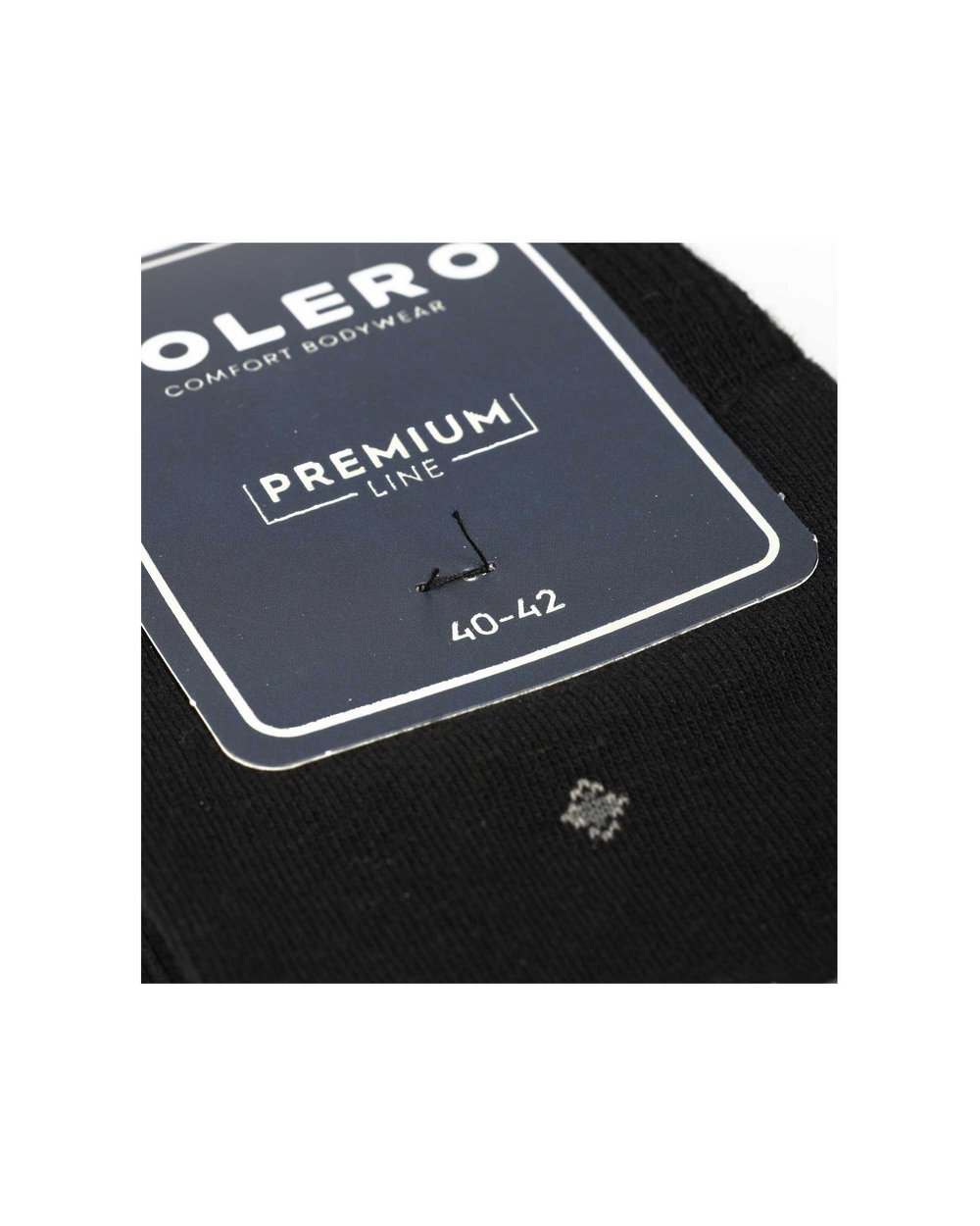 Erkek Premium Dikişsiz Pamuk Çorap Siyah Küçük Baklava Desen