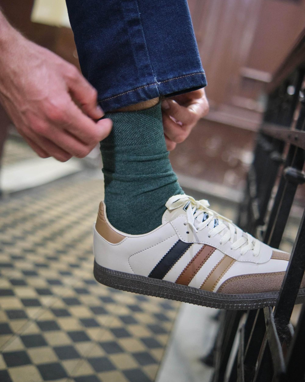 GREEN Geri Dönüştürülmüş Çevre Dostu Recycled Çorap Olive