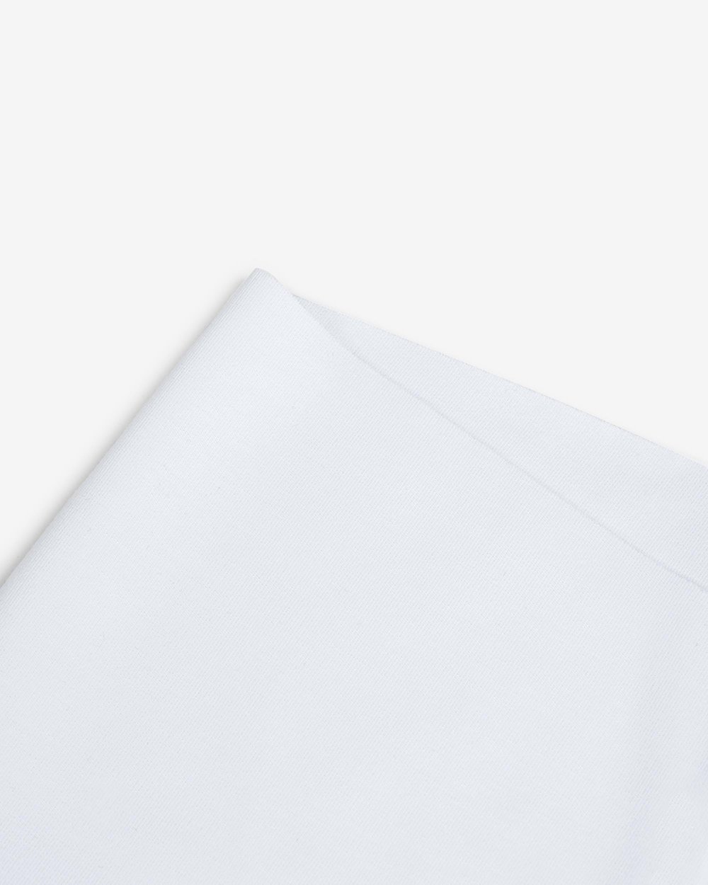 Kadın Dikişsiz Pima Pamuk Crop Atlet Beyaz