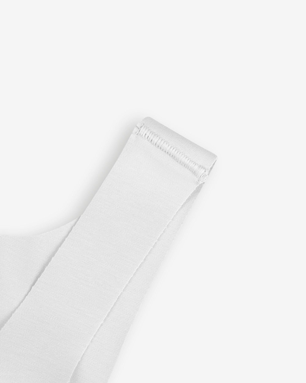 Kadın Dikişsiz Pima Pamuk Crop Atlet Beyaz