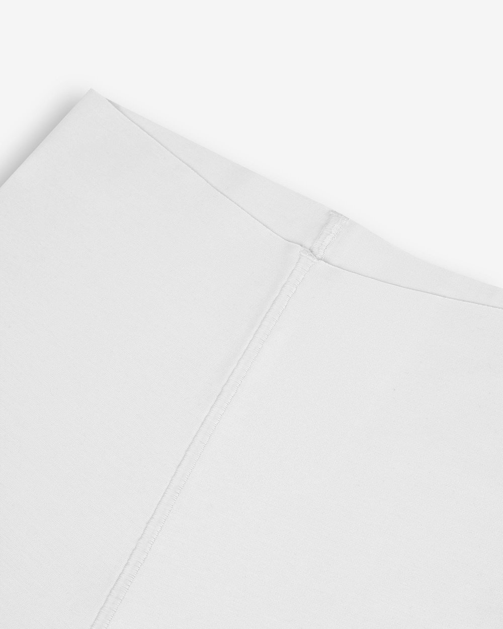 Kadın Dikişsiz Pima Pamuk Şort Beyaz