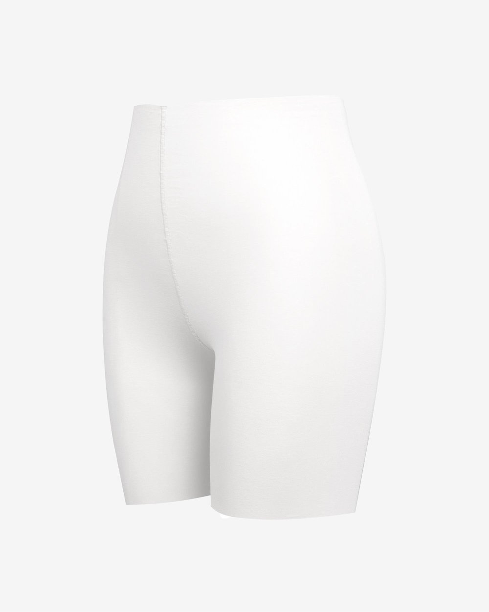 Kadın Dikişsiz Pima Pamuk Şort Beyaz