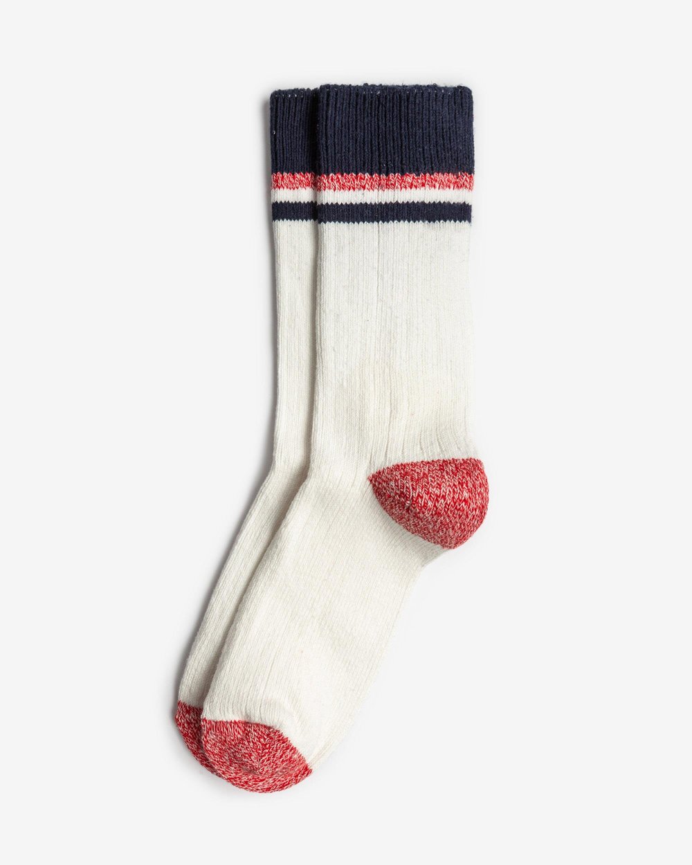 Kadın Fitilli Kışlık Çorap Ekru