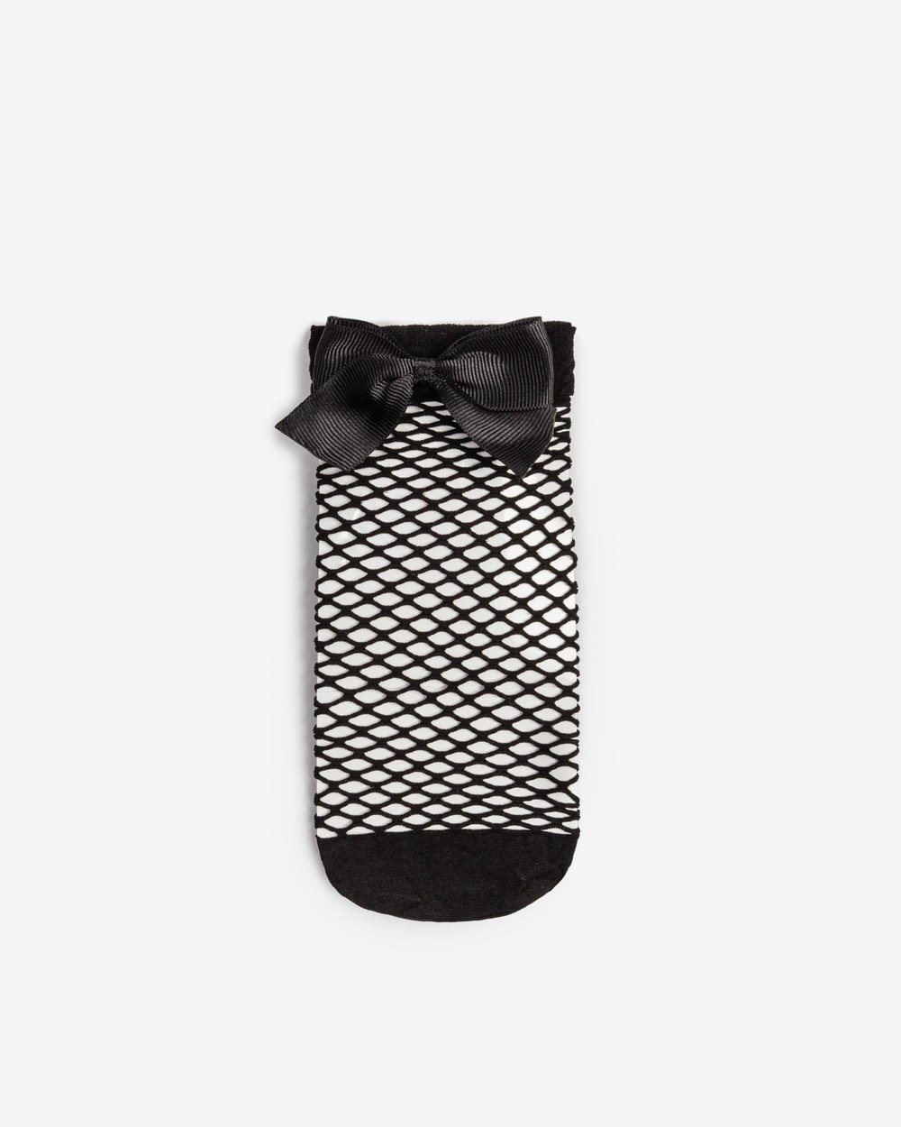 Kadın Fiyonklu File Çorap Siyah