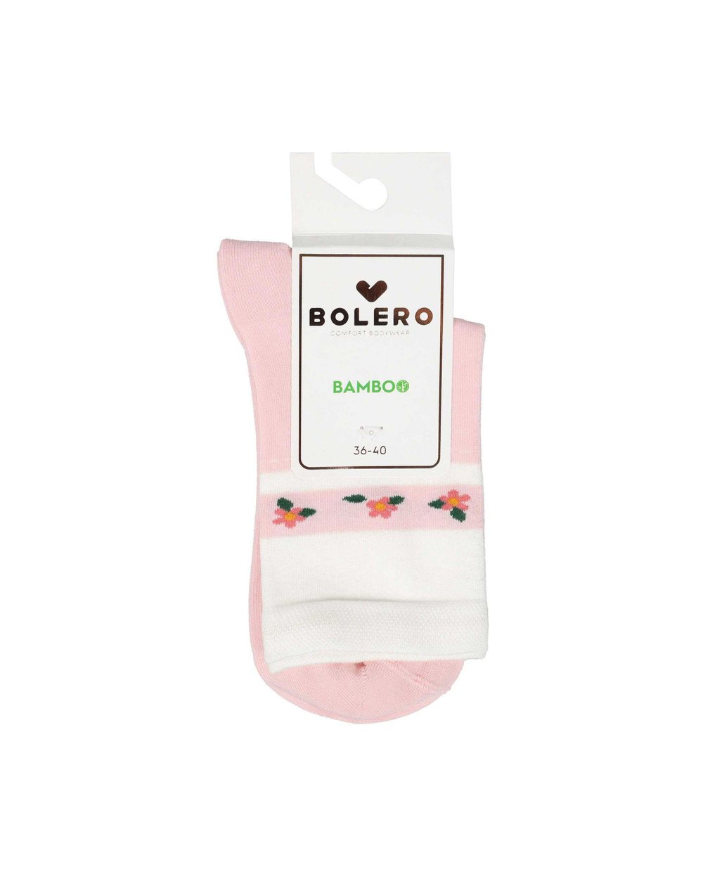 Kadın Premium Dikişsiz Bambu Çorap Konç Çember Pembe