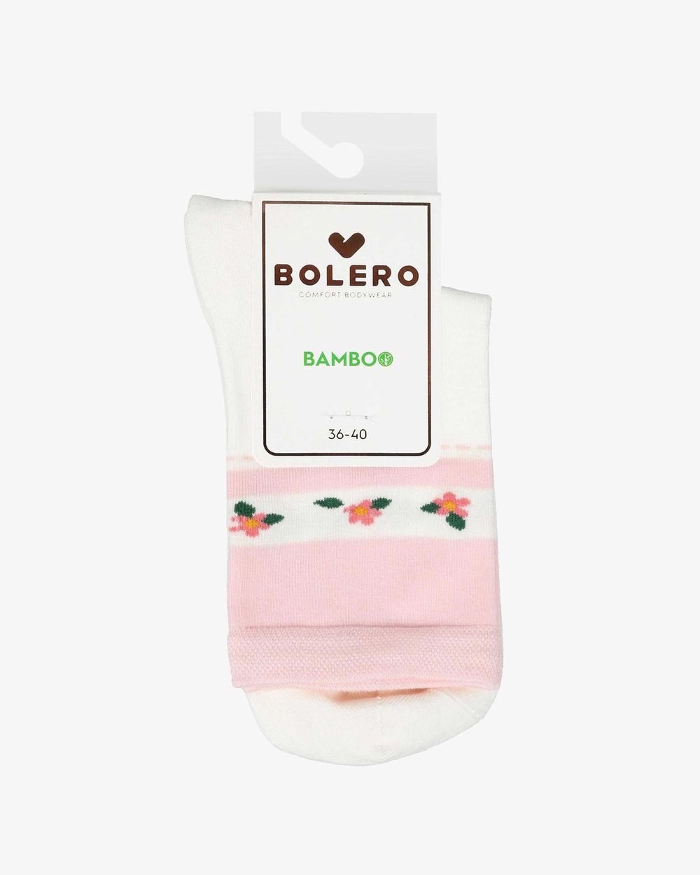 Kadın Premium Dikişsiz  Bambu Çorap Konç Çember Ekru