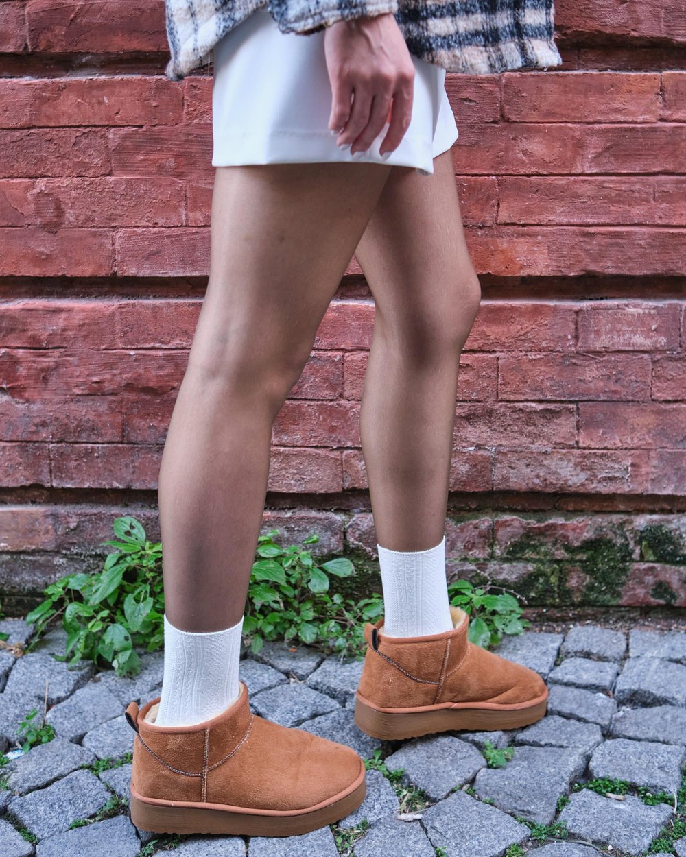 Kadın Roll Top Lastiksiz Kabartma Desenli Çorap Ekru