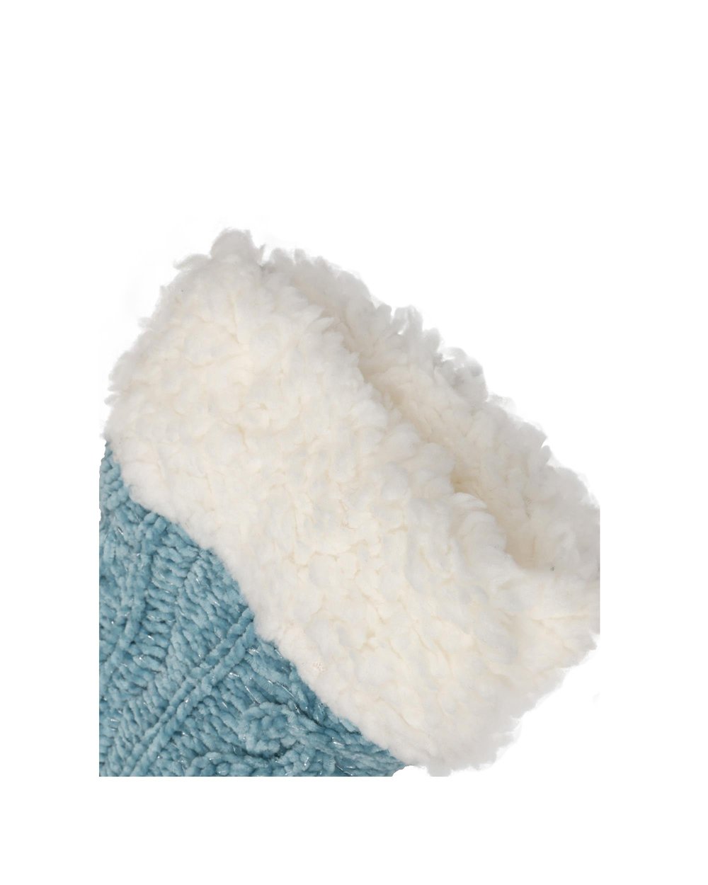 Kadın Şönil İçi Polarlı Ev Çorabı Mavi