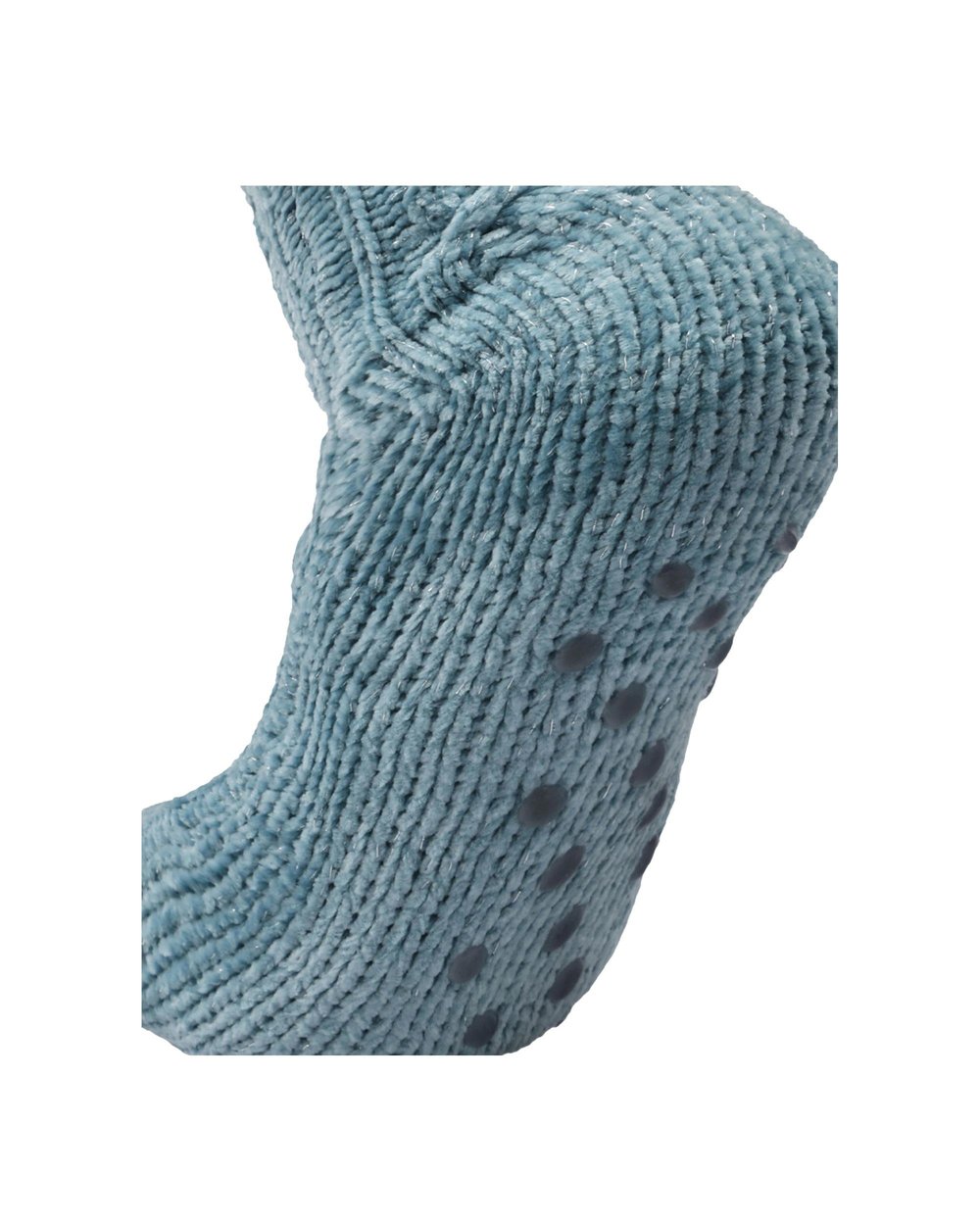 Kadın Şönil İçi Polarlı Ev Çorabı Mavi