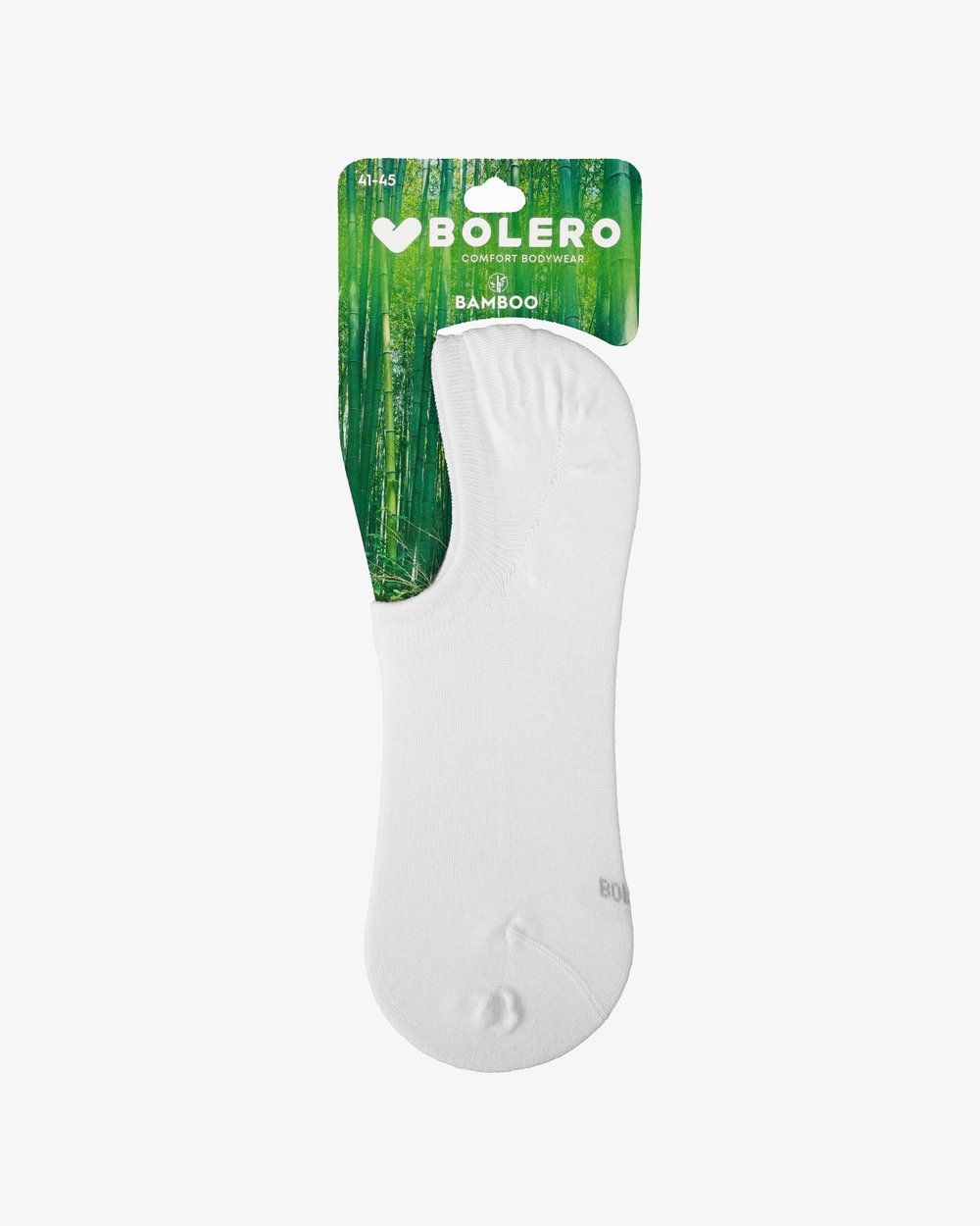 Unisex Premium Dikişsiz Görünmez Bambu Çorap Beyaz