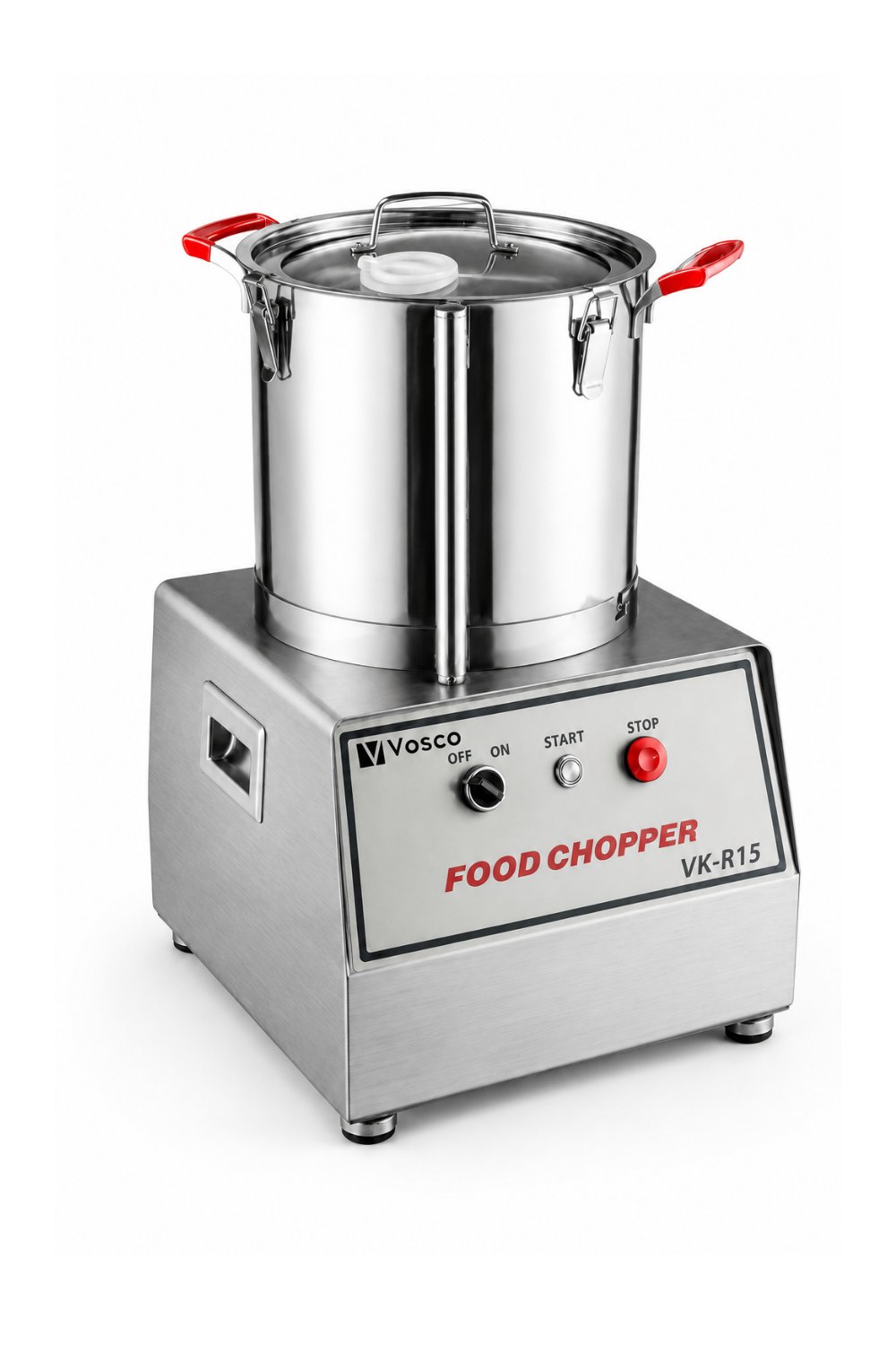 Vosco 15 Litre Profesyonel Kıyma ve Parçalama Makinesi - Paslanmaz Çelik Food Chopper