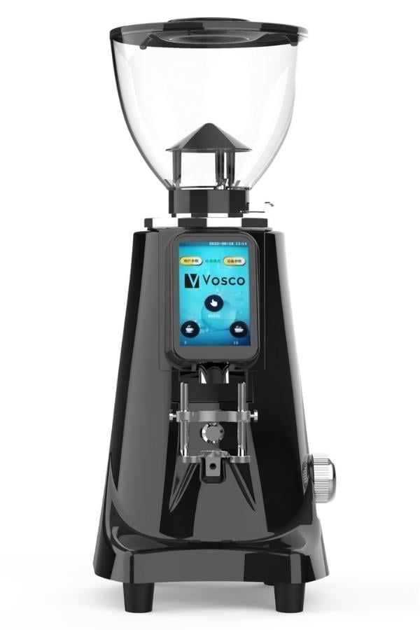 Vosco 74mm Çelik Dişli Profesyonel Kahve Öğütme Makinesi Siyah