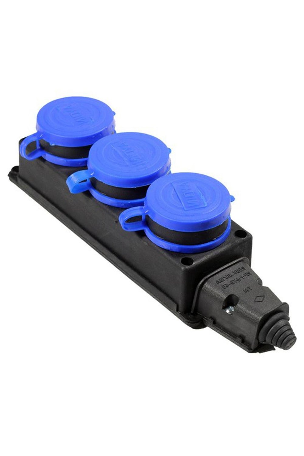 1x16 Monofaze Kauçuk 3'lü Grup Priz