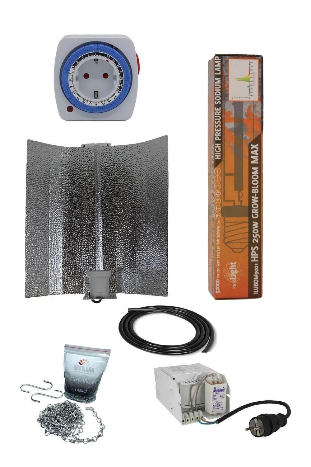 250W Foton Balastlı Grow Bloom Max Set