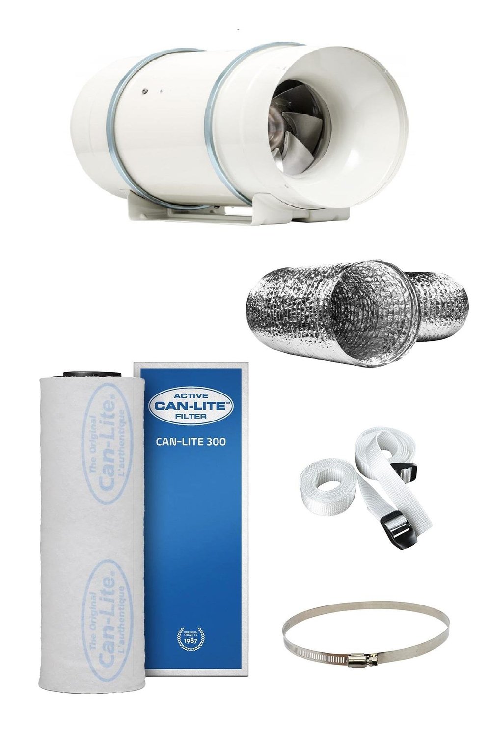 330 m3 Can Lite Karbon Filtre Td Fan Seti